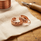 Mary's Dew Copper Earrings