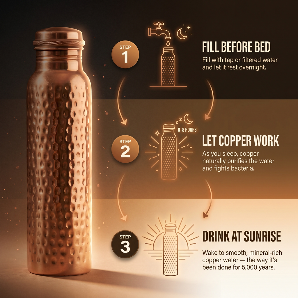 Mary's Pure Copper Water Bottle