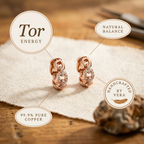 Mary's Tor Copper Earrings