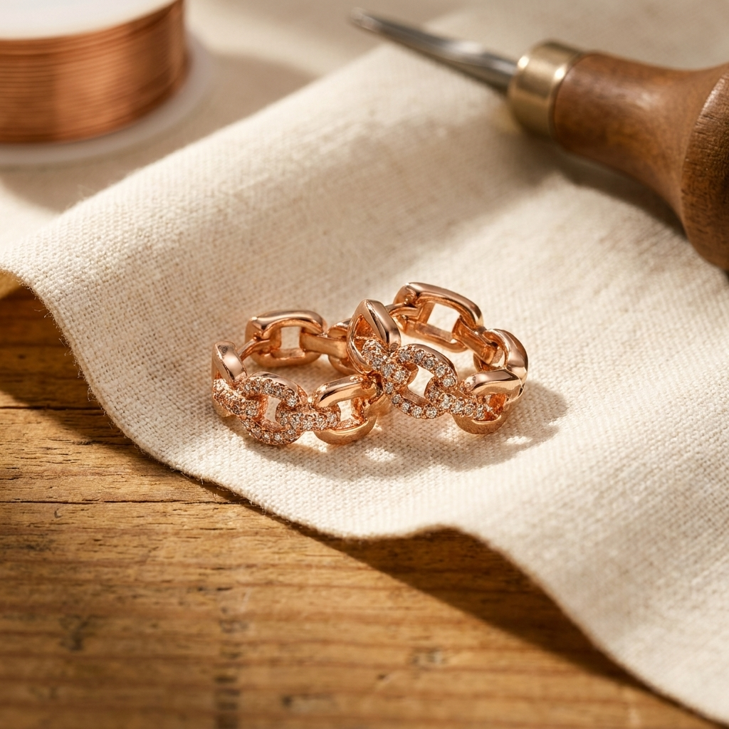 Mary's Tor Copper Earrings