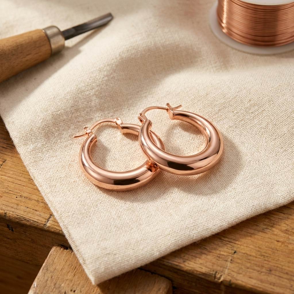 Mary's Marl Copper Earrings