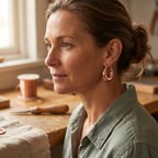 Mary's Marl Copper Earrings