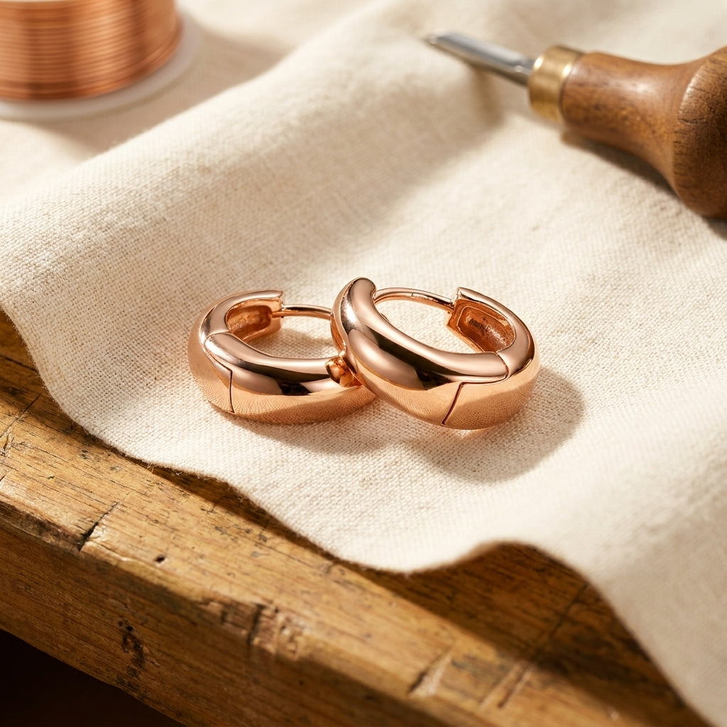Mary's Linnet Copper Hoop Earrings
