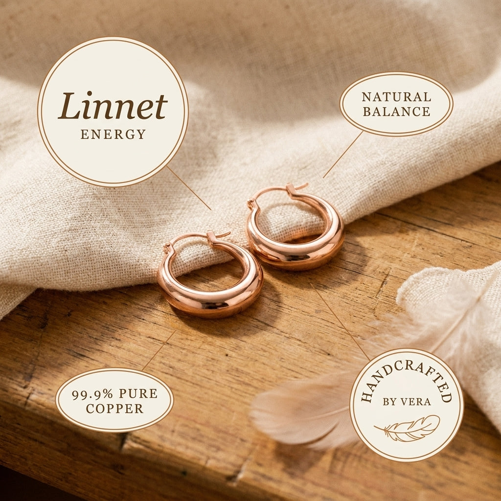 Mary's Linnet Copper Hoop Earrings
