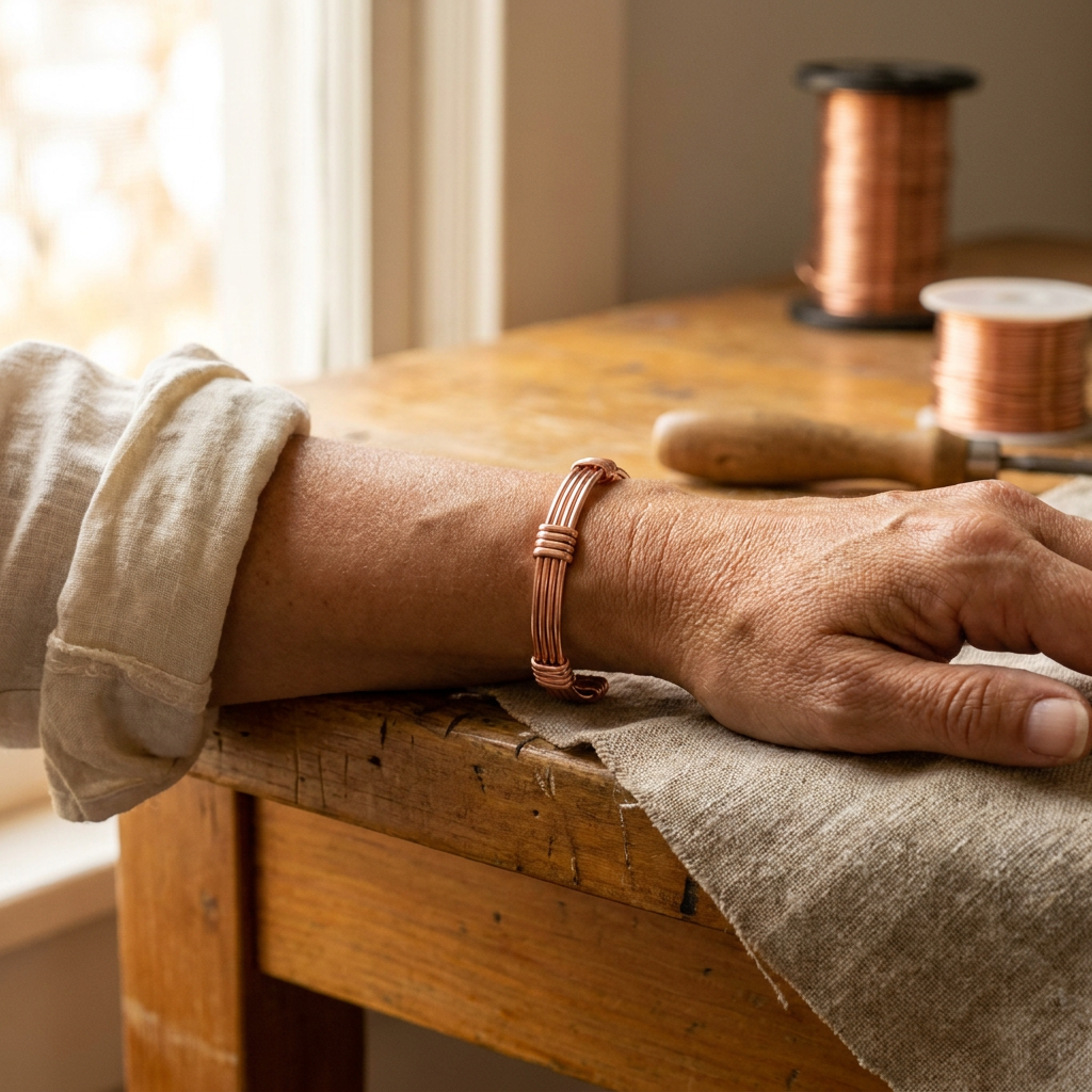 Mary's Sere Copper Bracelet