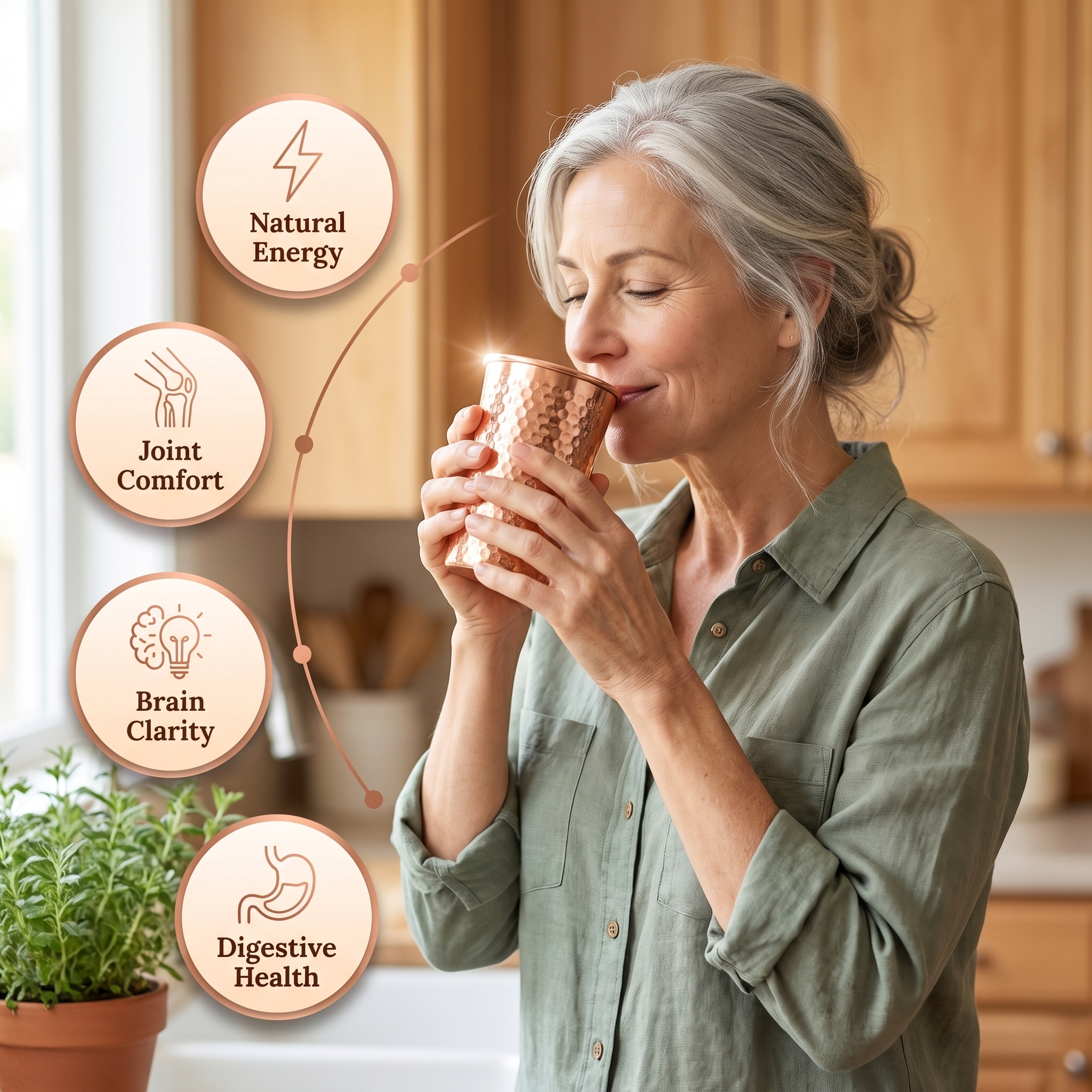 Mary's Pure Copper Cup