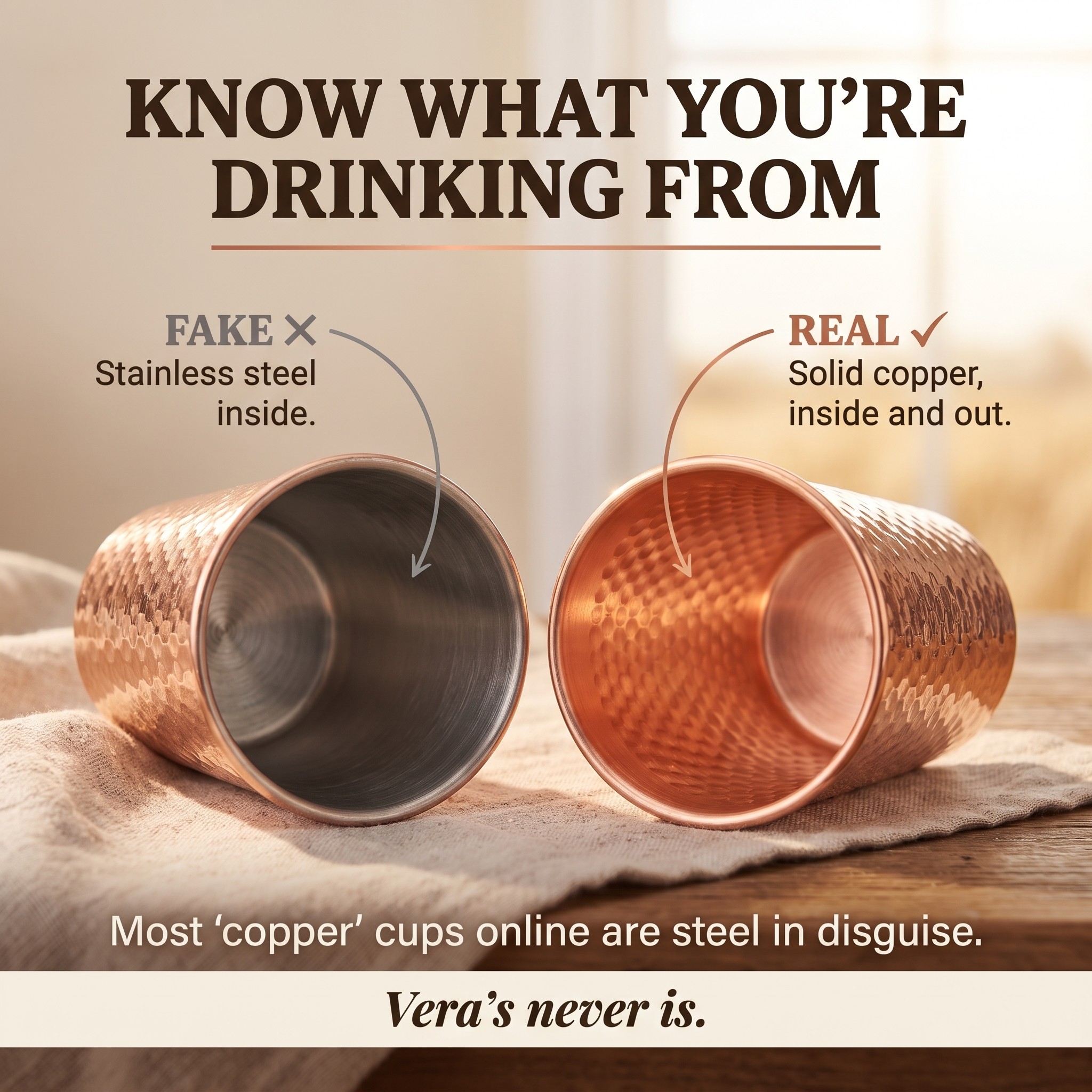Mary's Pure Copper Cup