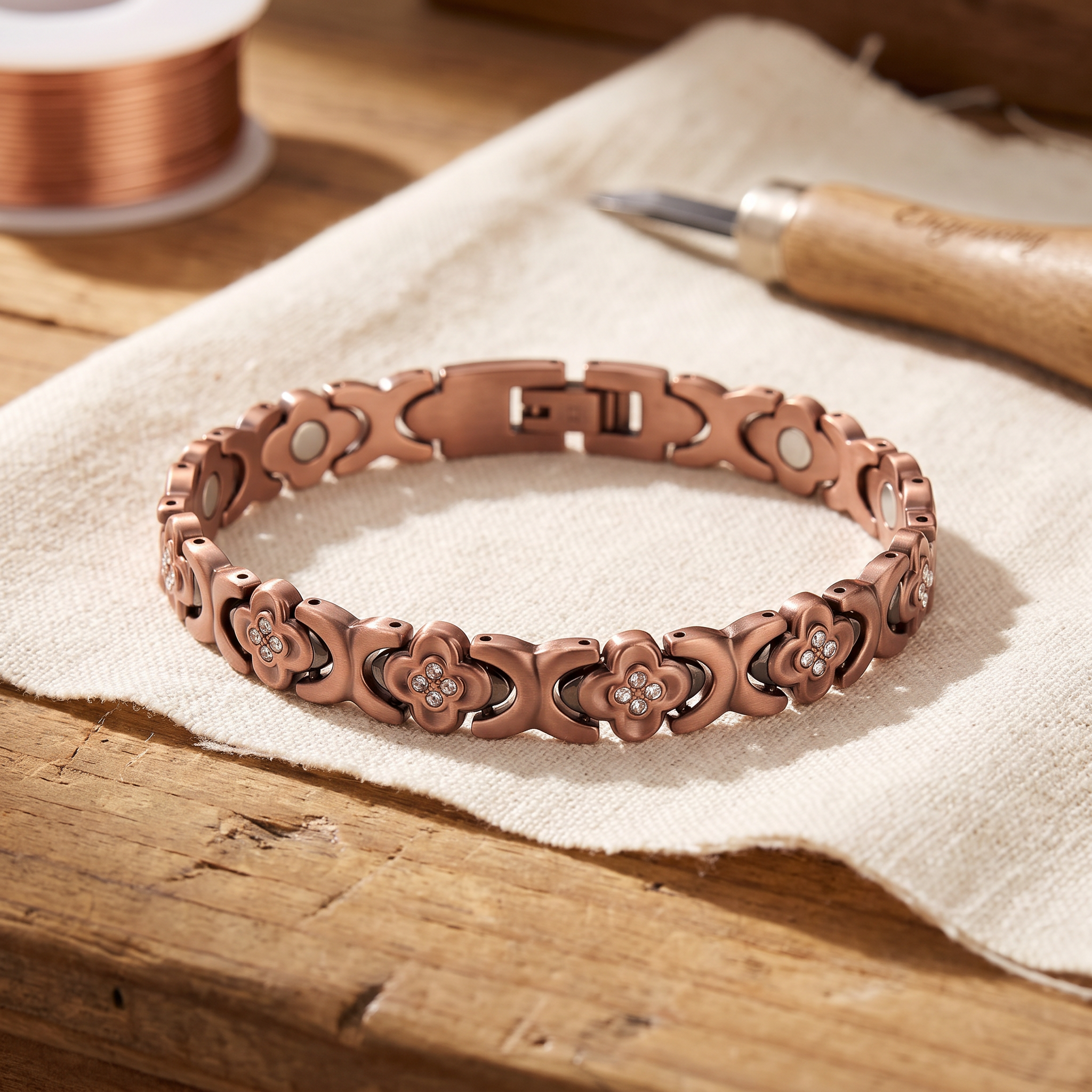 Mary's Keel Copper Bracelet