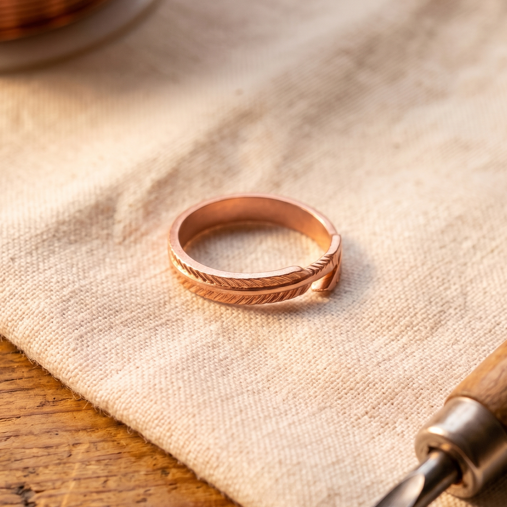 Mary's Root Copper Ring