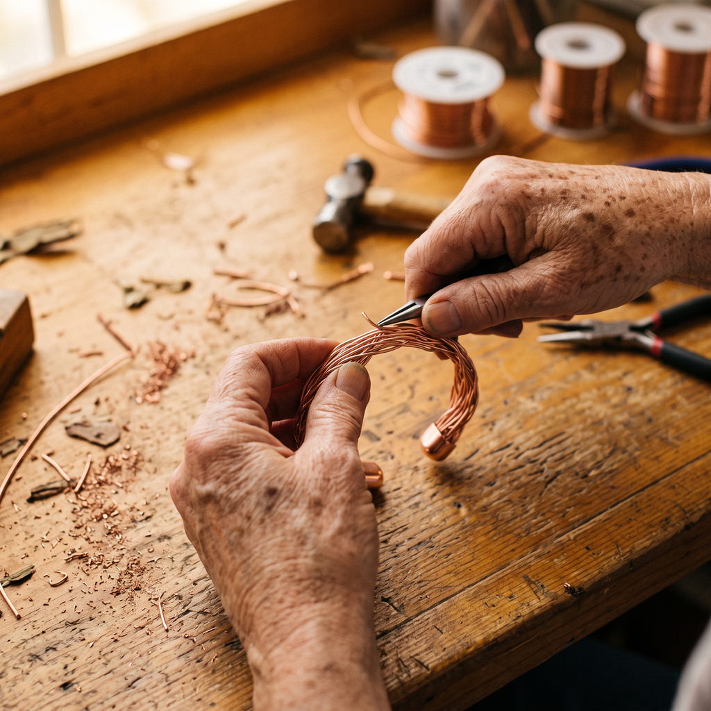 Mary's Elm Copper Cuff Bracelet
