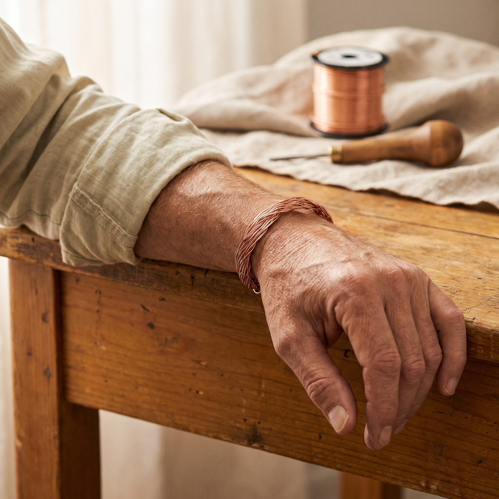 Mary's Elm Copper Cuff Bracelet