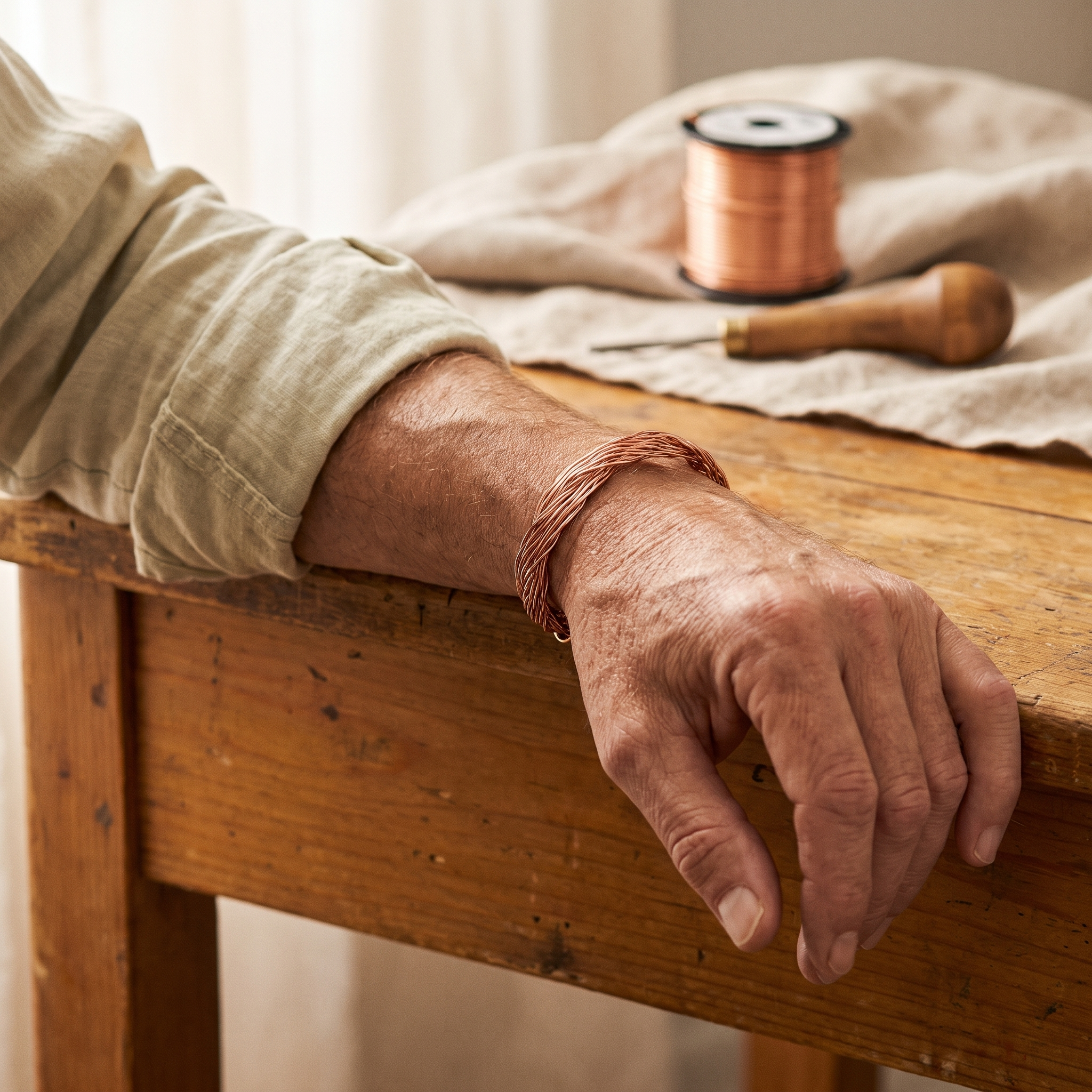 Mary's Elm Copper Cuff Bracelet