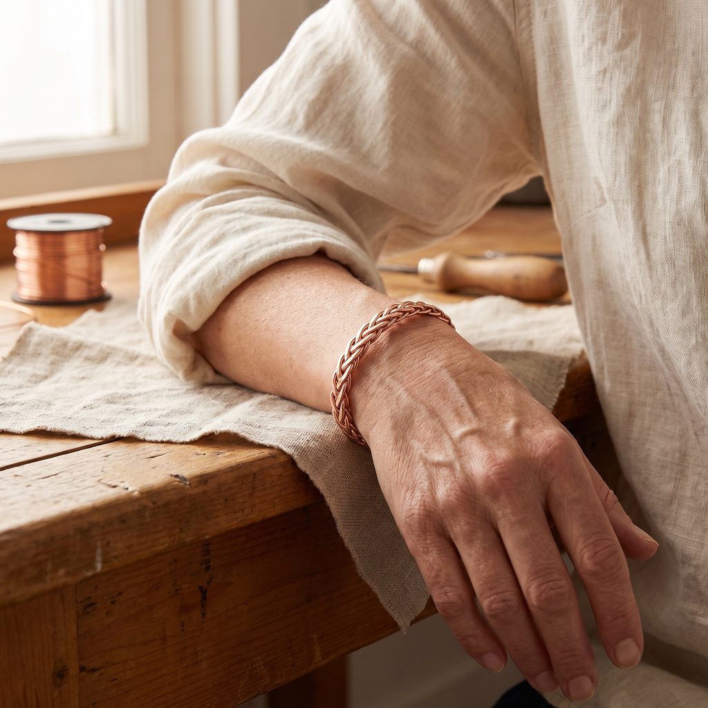 Mary's Bramble Copper Bracelet