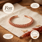 Mary's Fox Copper Bracelet