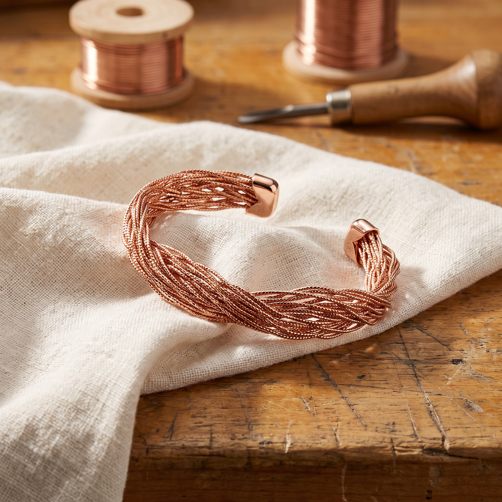 Mary's Finch Copper Bracelet