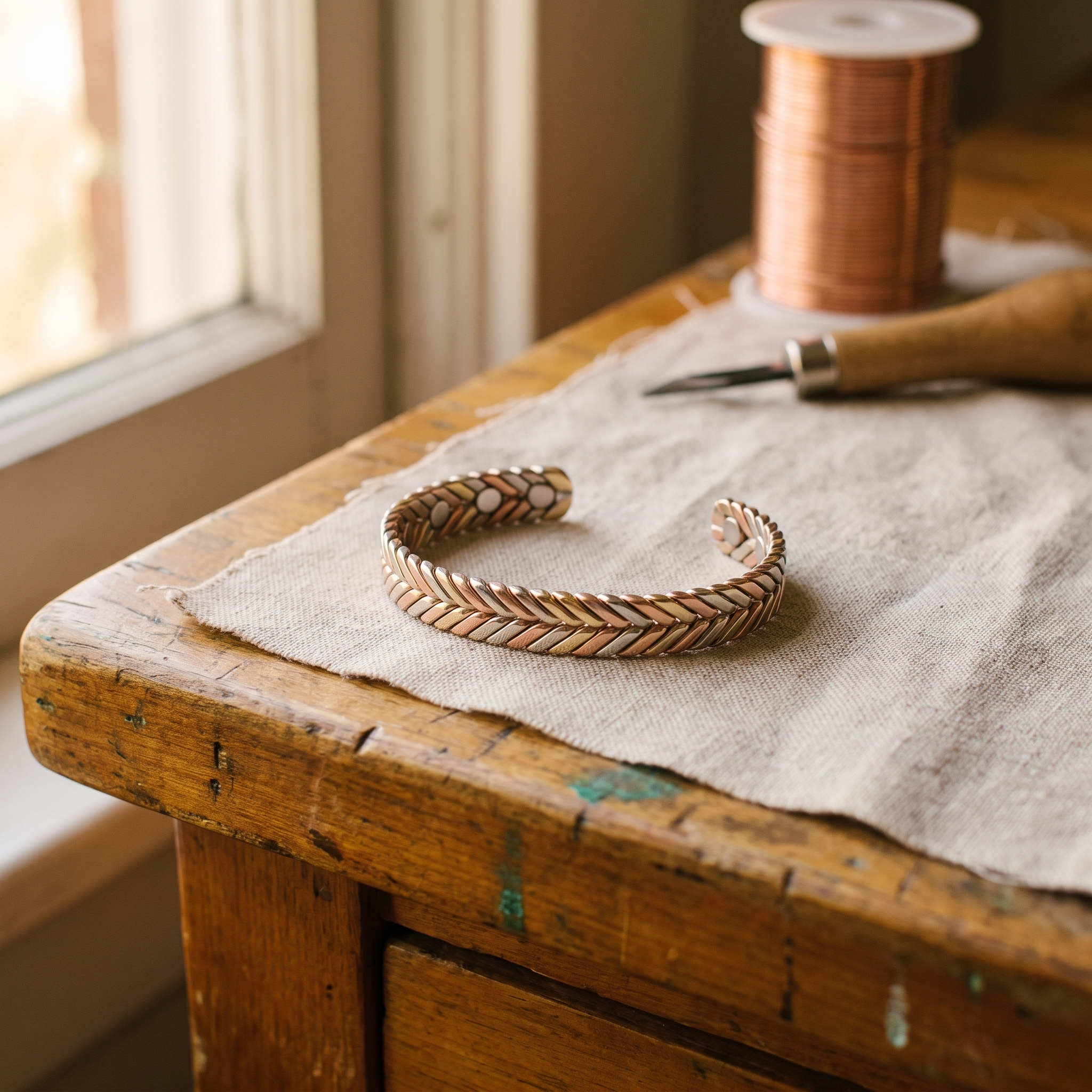 Mary's Copse Copper Bracelet