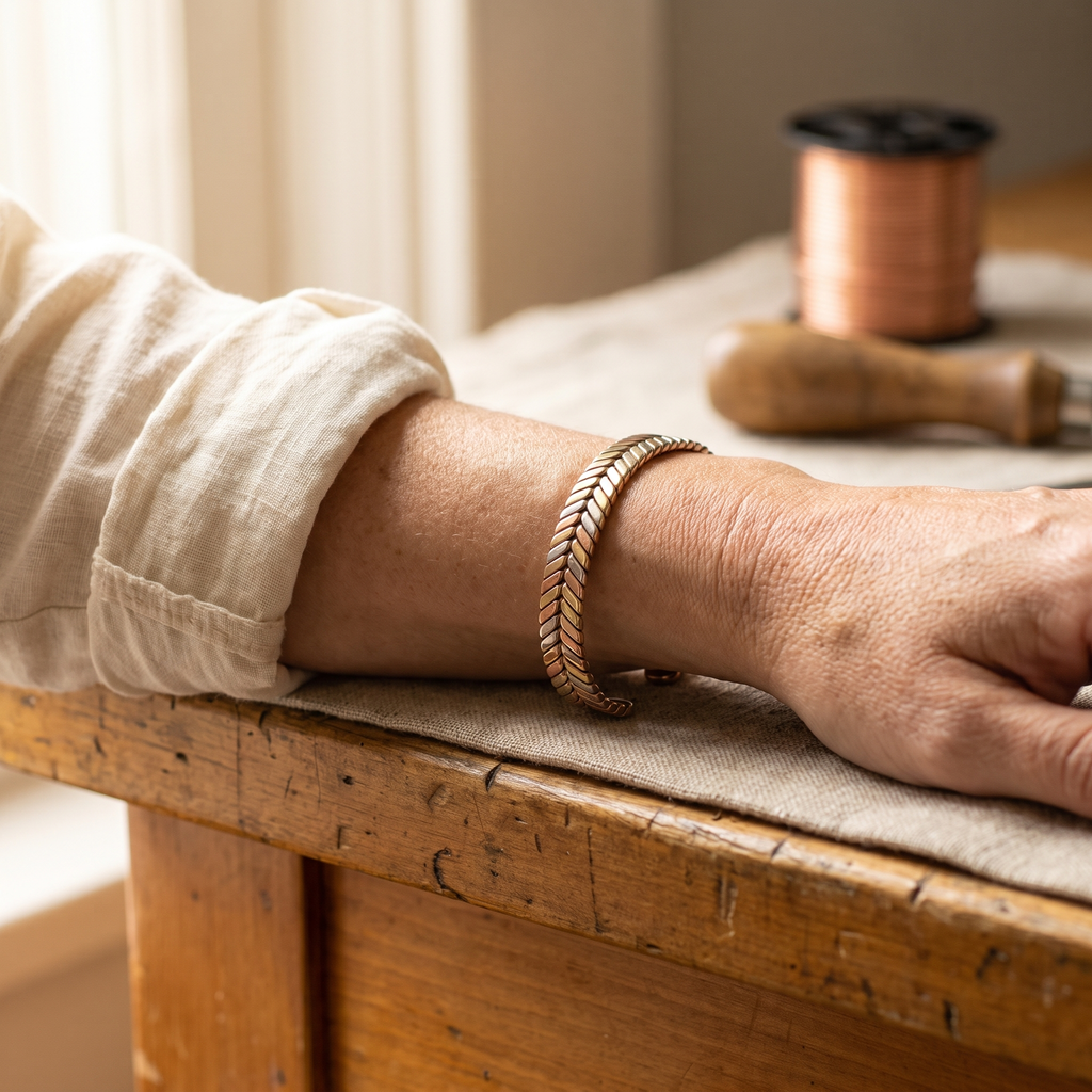 Mary's Copse Copper Bracelet