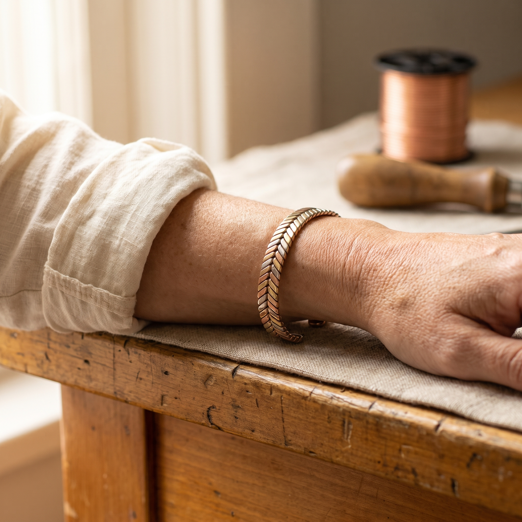 Mary's Copse Copper Bracelet
