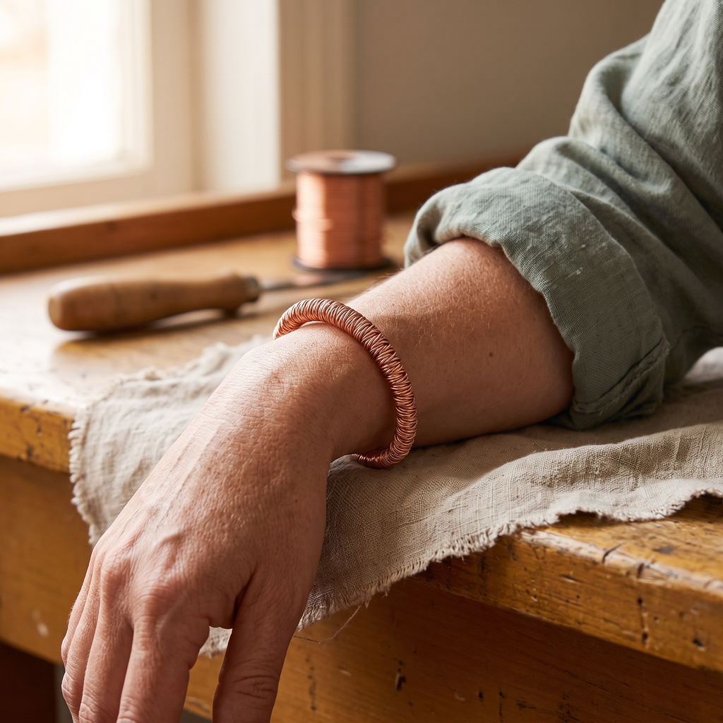 Mary's Fjord Copper Cuff