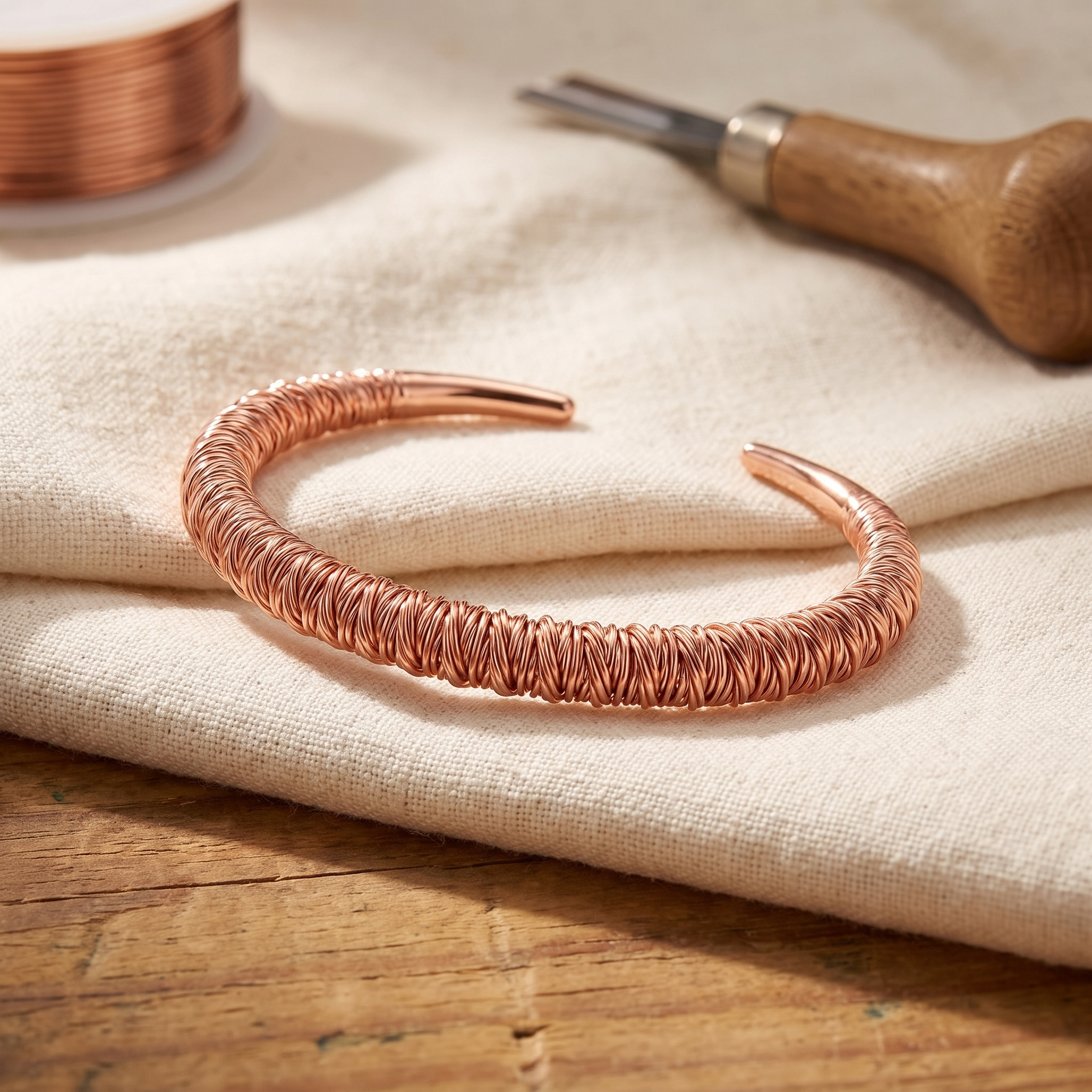 Mary's Fjord Copper Cuff