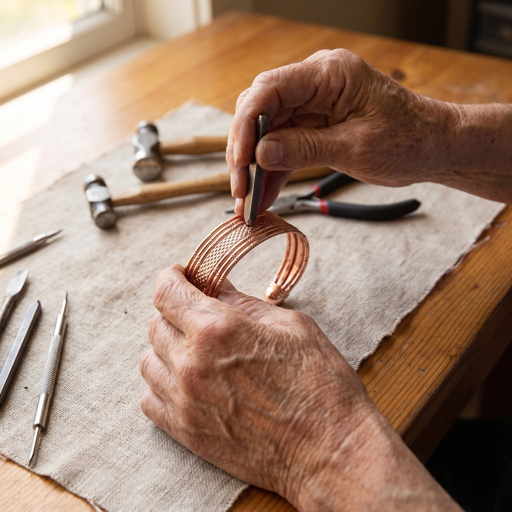 Mary's Bracken Copper Bracelet