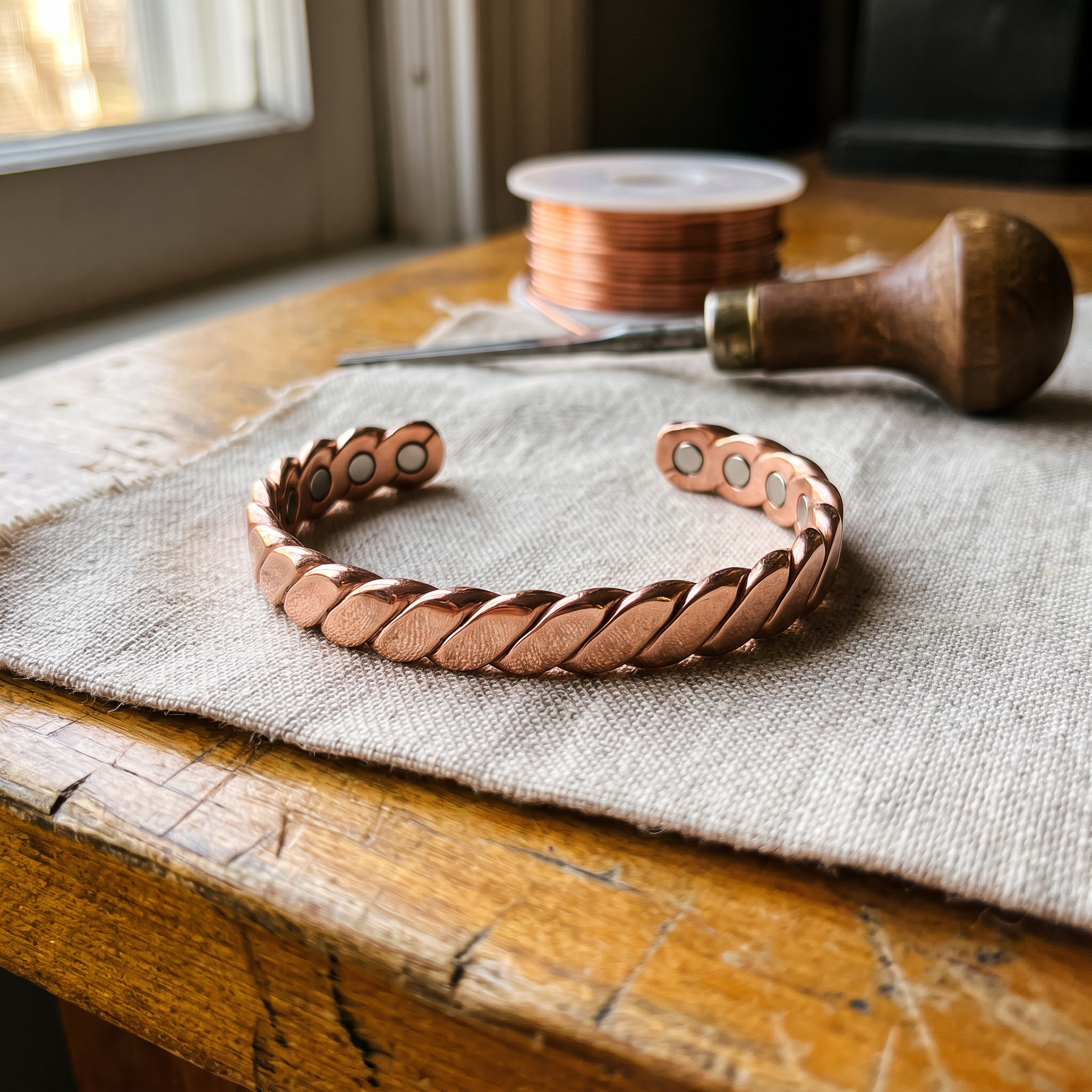 Mary's Bough Copper Bracelet