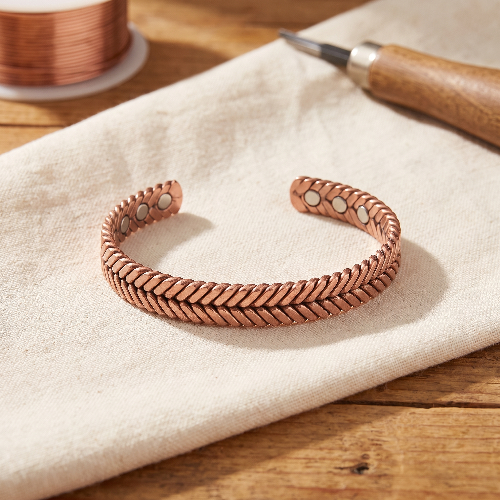 Mary's Furze Copper Bracelet