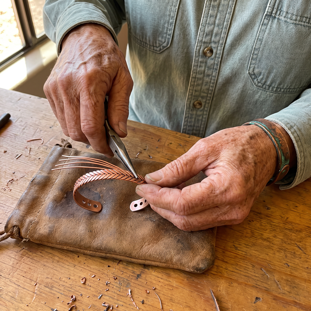 Mary's Furze Copper Bracelet