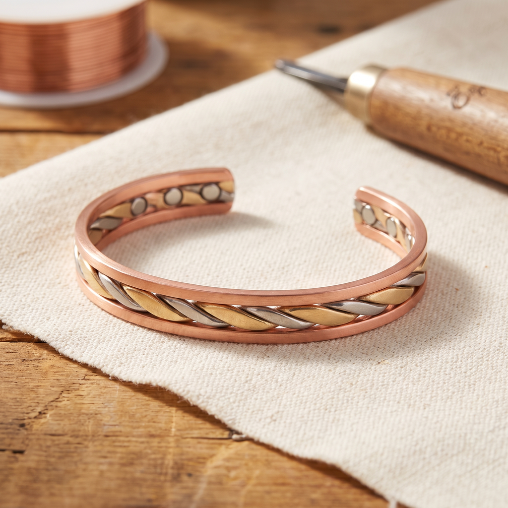 Mary's Bud Copper Bracelet