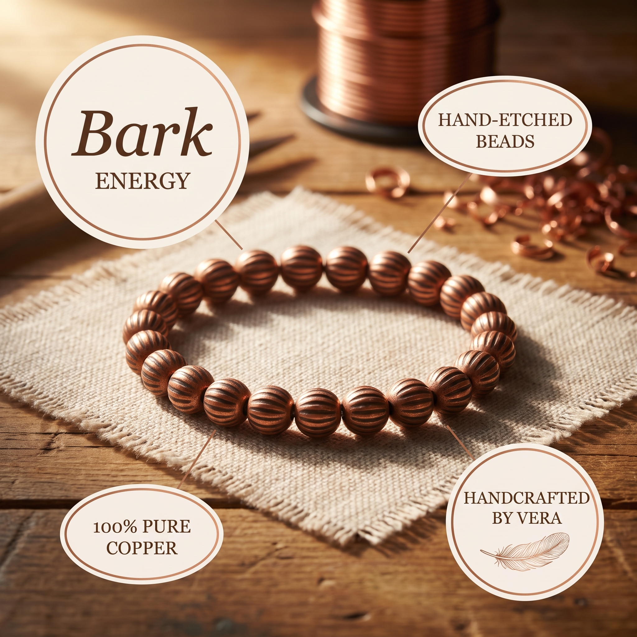Mary's Bark Copper Bracelet