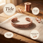 Mary's Tide Copper Bracelet