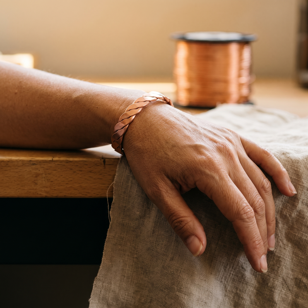 Mary's Reed Copper Bracelet