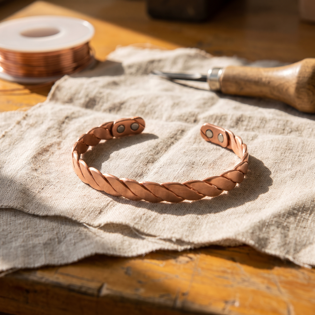 Mary's Reed Copper Bracelet