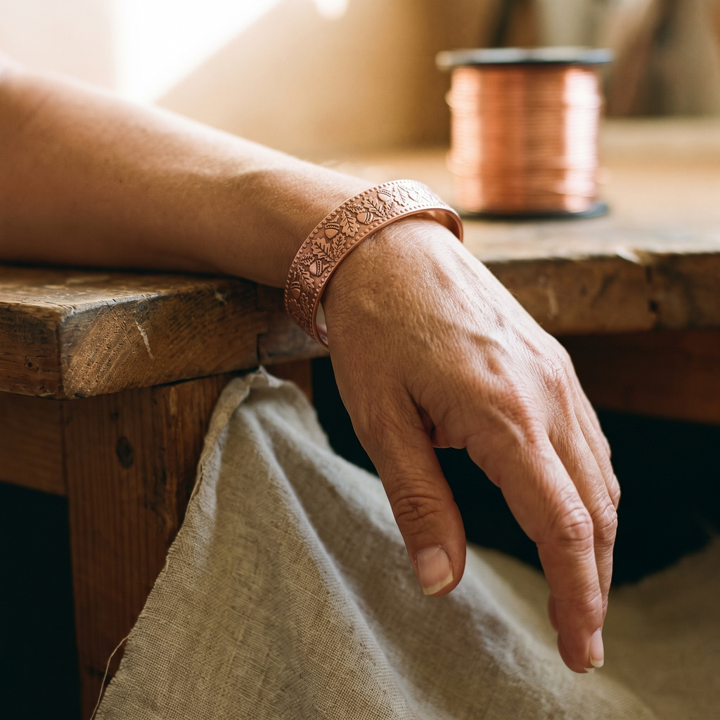 Mary's Timber Copper Bracelet