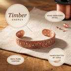 Mary's Timber Copper Bracelet
