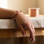 Mary's Shell Copper Bracelet