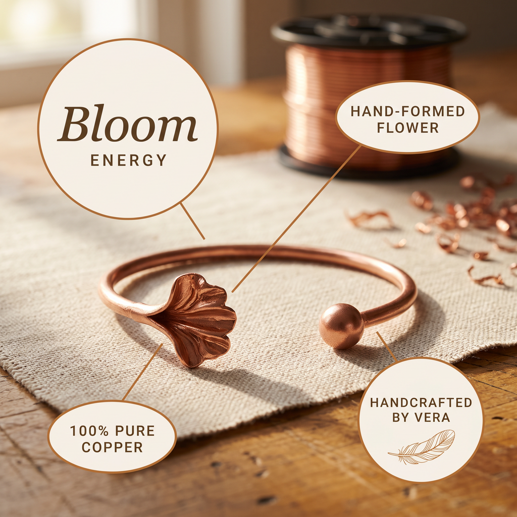 Mary's Shell Copper Bracelet