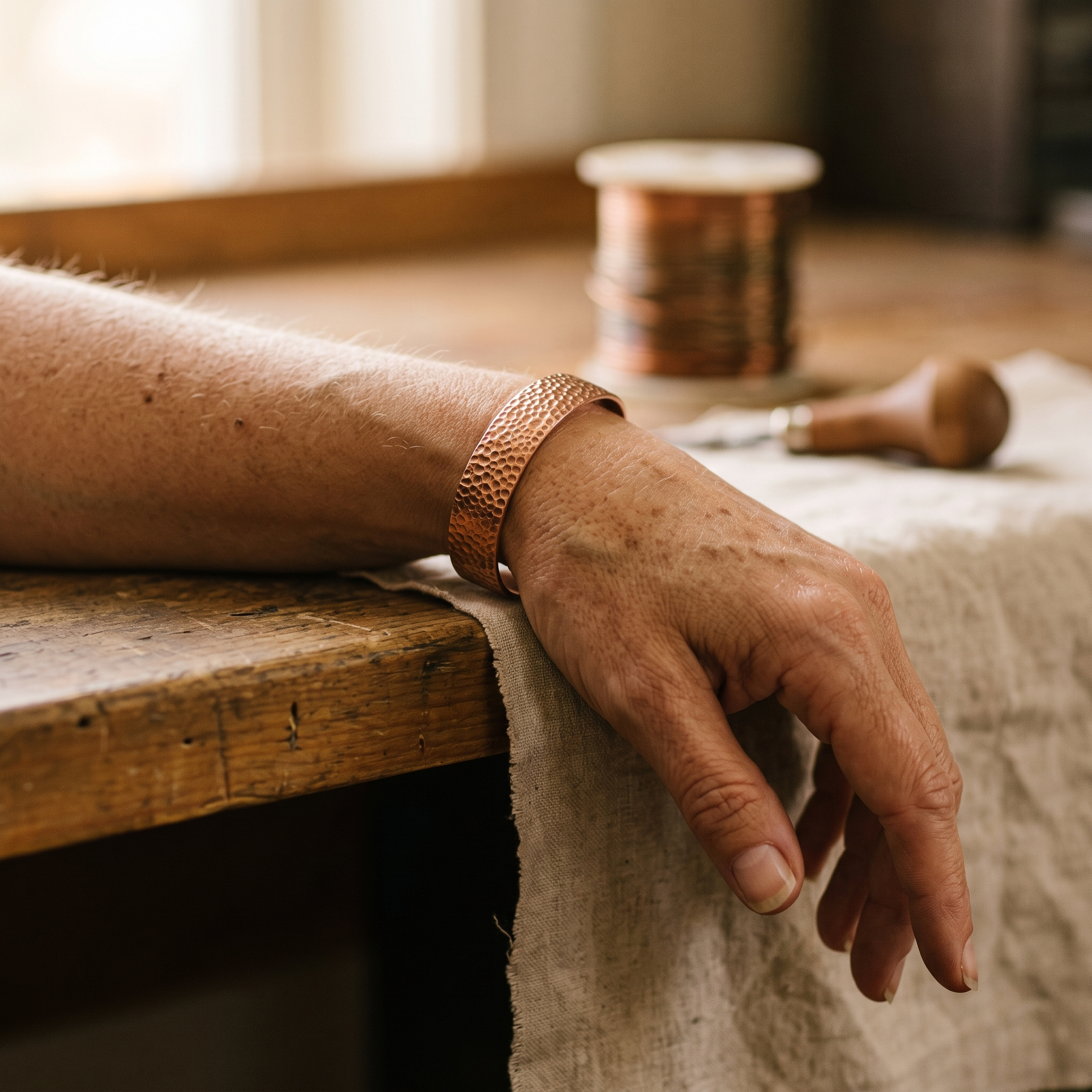 Mary's Moon Copper Bracelet
