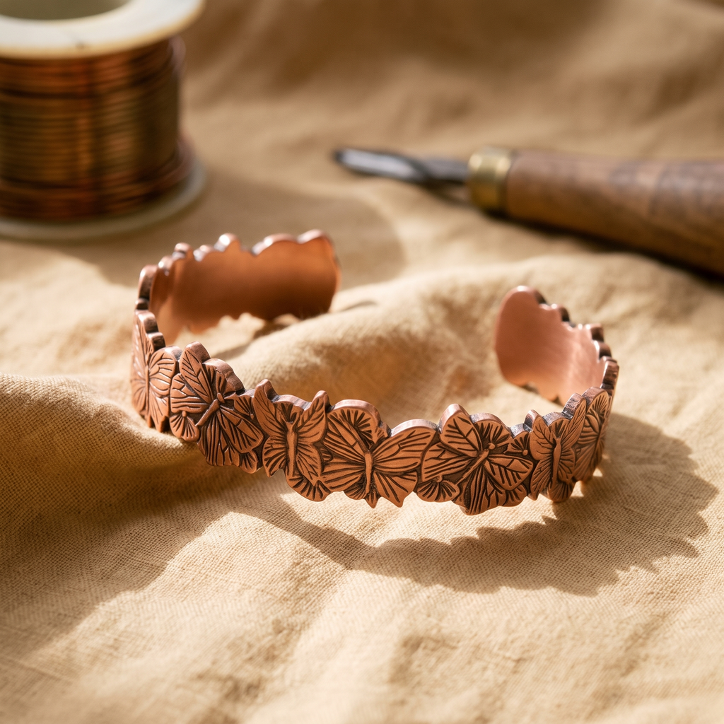 Mary's Sky Copper Bracelet