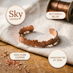 Mary's Sky Copper Bracelet